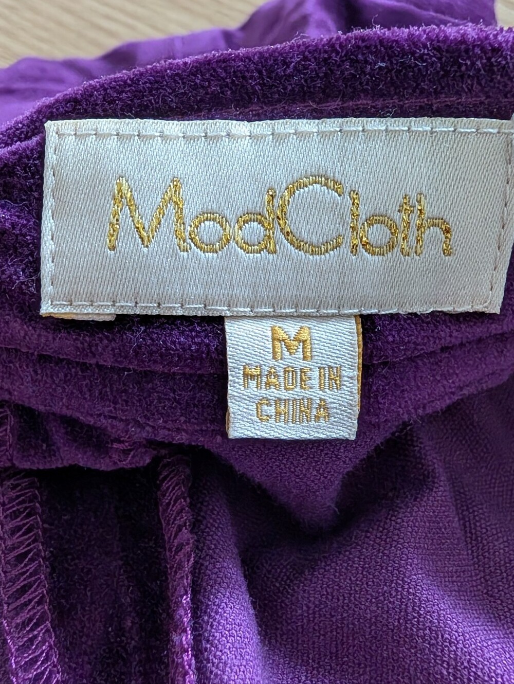 ModCloth Velvet Dress - Picture 2 of 7